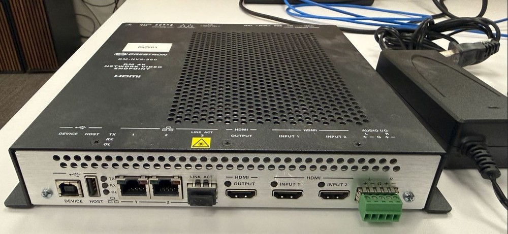 Crestron DM-NVX-350 DM 4K HDMI Network Video Endpoint Encoder Decoder With Power