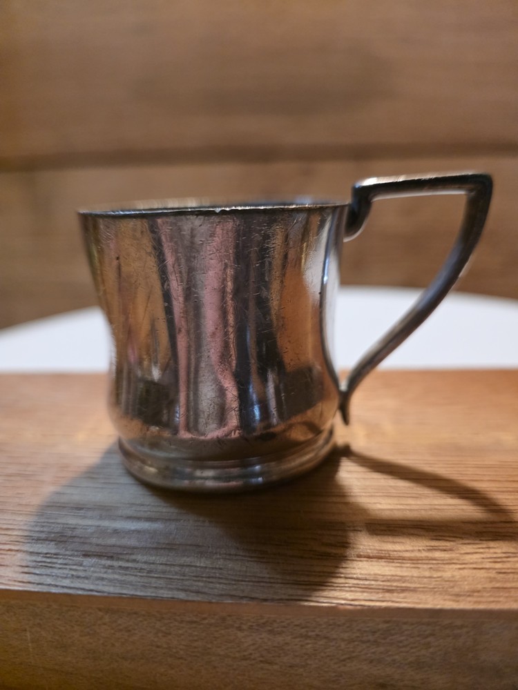 Vintage Forbes Small Silver Cup With Handle S.P. Co.