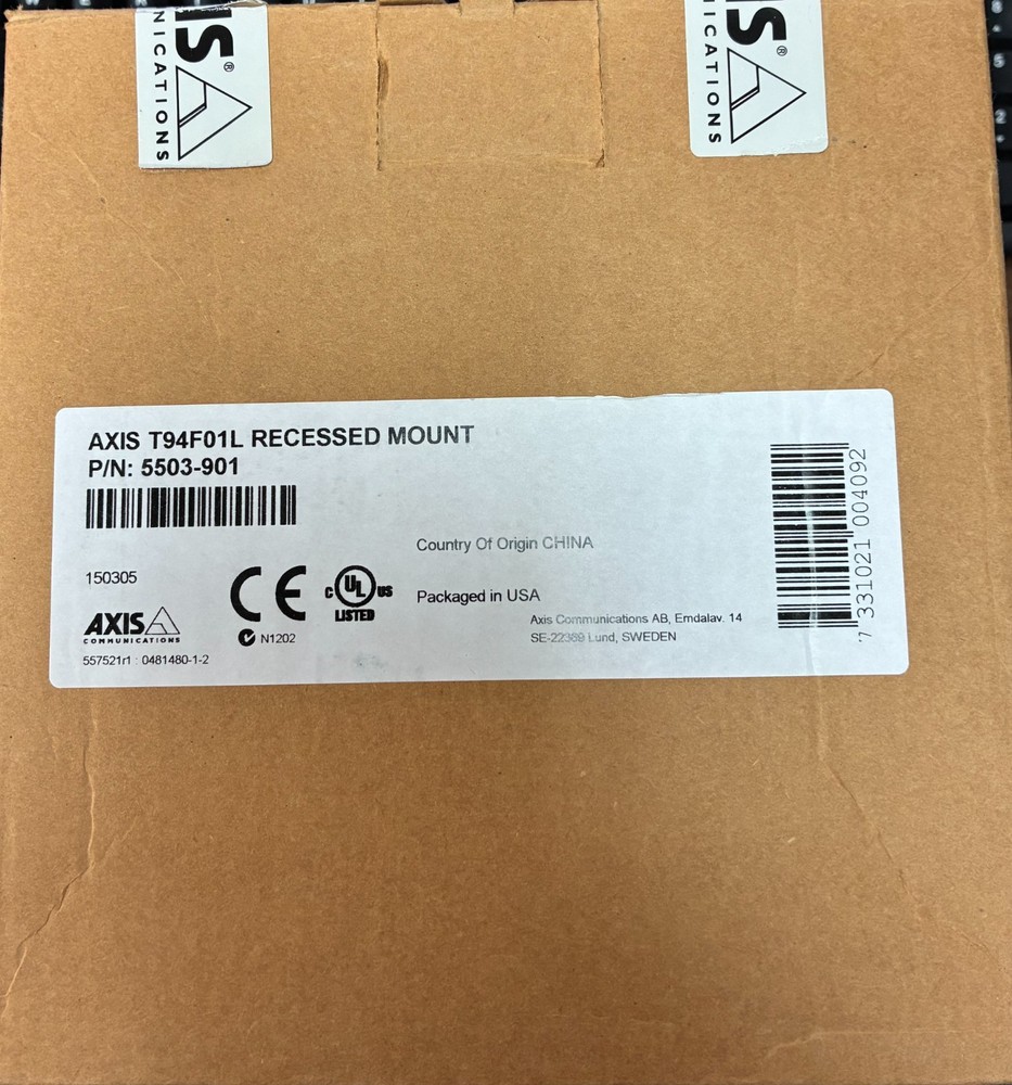 AXIS T94F01L RECESSED MOUNT
