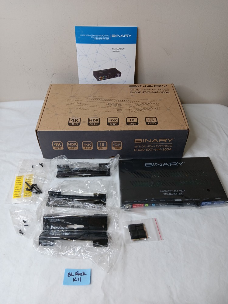 Binary 4K HDR HDMI Extender B-660-EXT-444-100A *TRANSMITTER ONLY*
