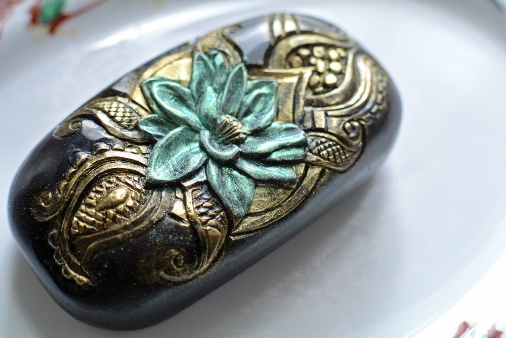 LOTUS SILICONE MOLD  for soap making and other crafts