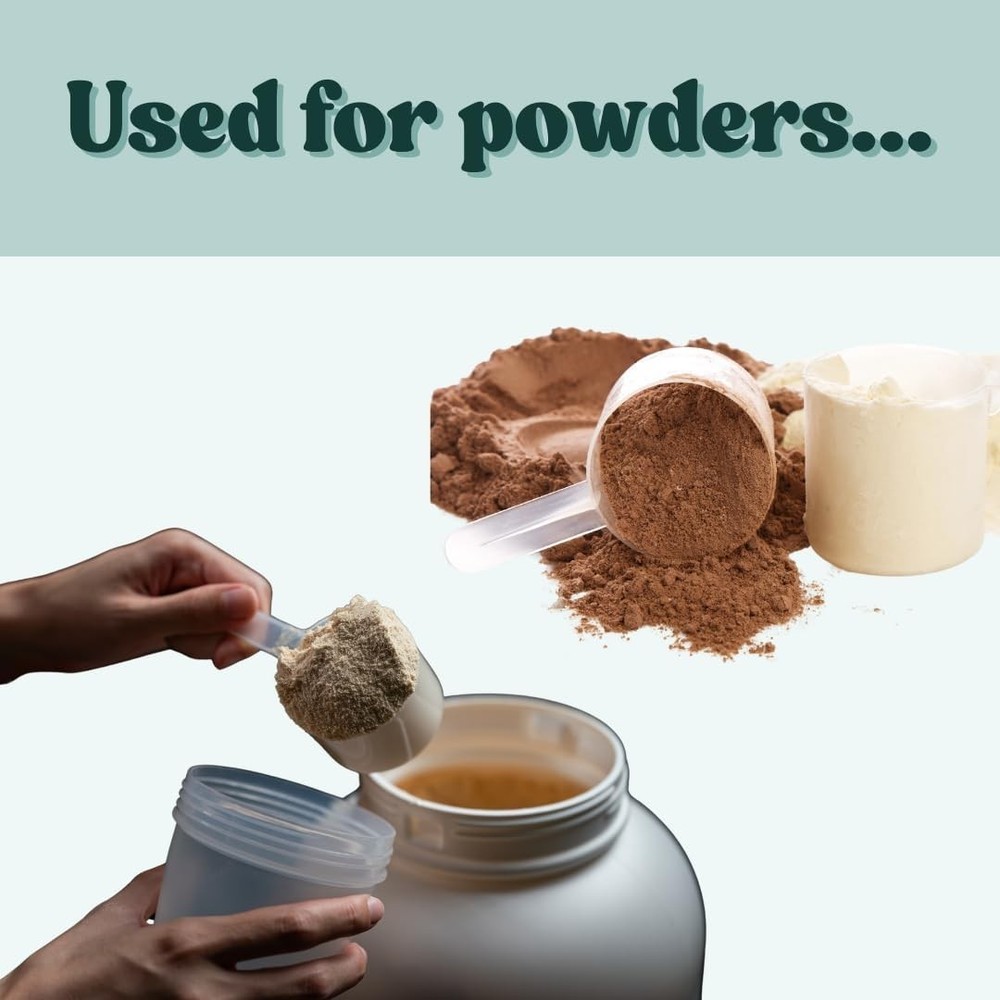 Short Handle BPA-Free Plastic Scoop - 5 mL Capacity for Easy Cooking & Baking