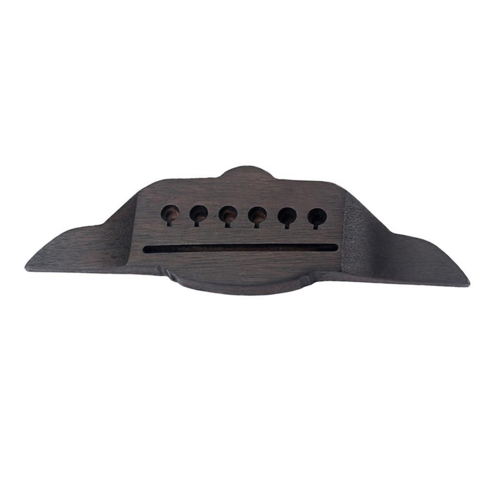 6 Strings Saddle Rosewood Thru Guitar Bridge For Folk