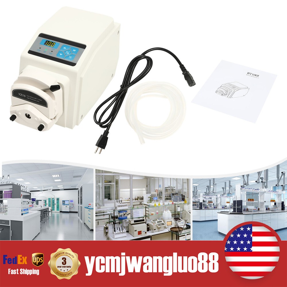Industrial Variable Speed Liquid Metering Pump Peristaltic Pump High Precision