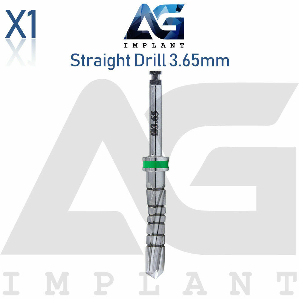 5 Drill Stoppers Ø3.65mm & Drill Set External Irrigation Sur gical Dental Tool