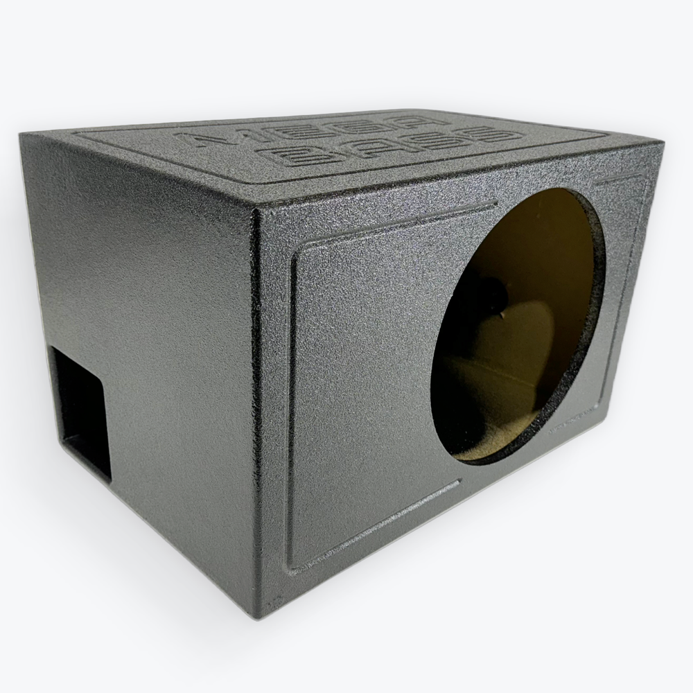Mega Bass Single 8" Vented Ported Car Subwoofer Sub Box Enclosure
