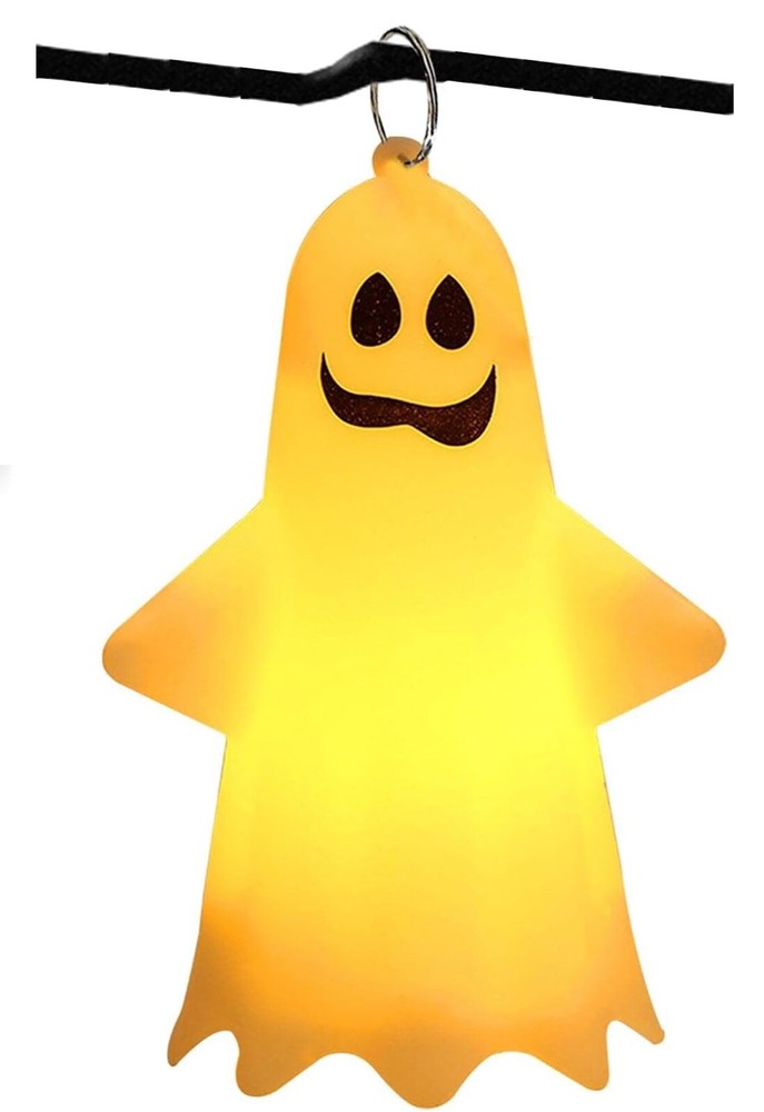 LED Glow Ghost Halloween Hanging  Ornament
