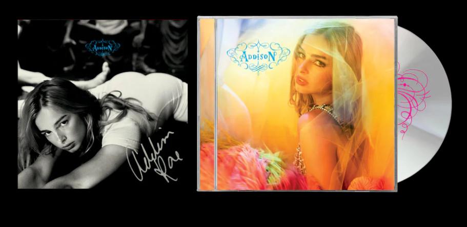 SHIPS FAST  - Addison Rae Signed CD