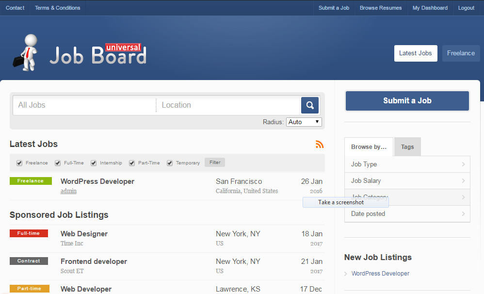 Optimum Job Search Engine Website Free Installation + Hosting
