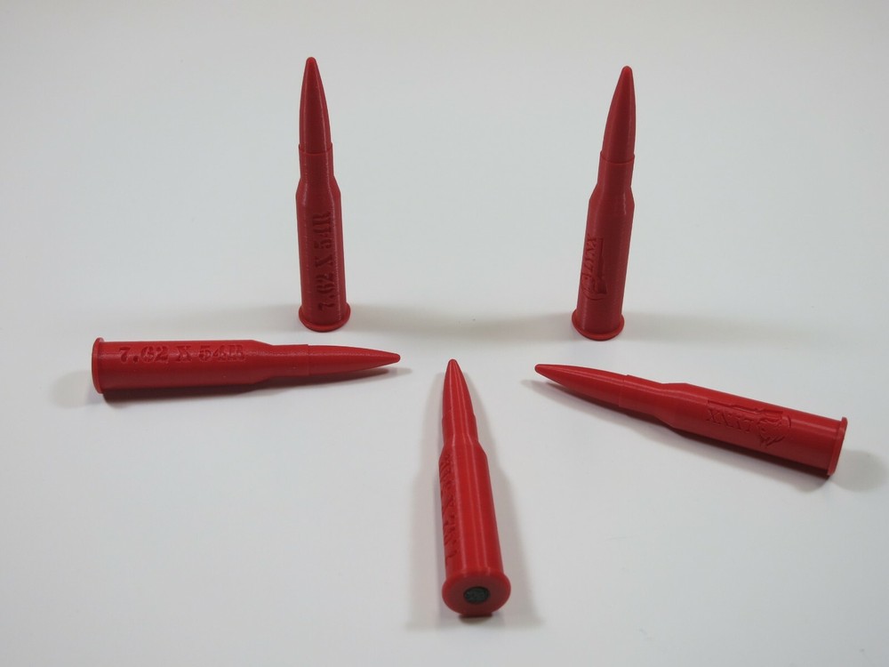 7.62x54R Plastic Snap caps - Set of 5