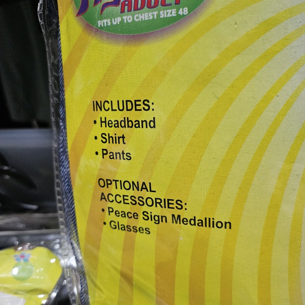 FORUM PLUS SIZE HIPPIE DUDE COSTUME