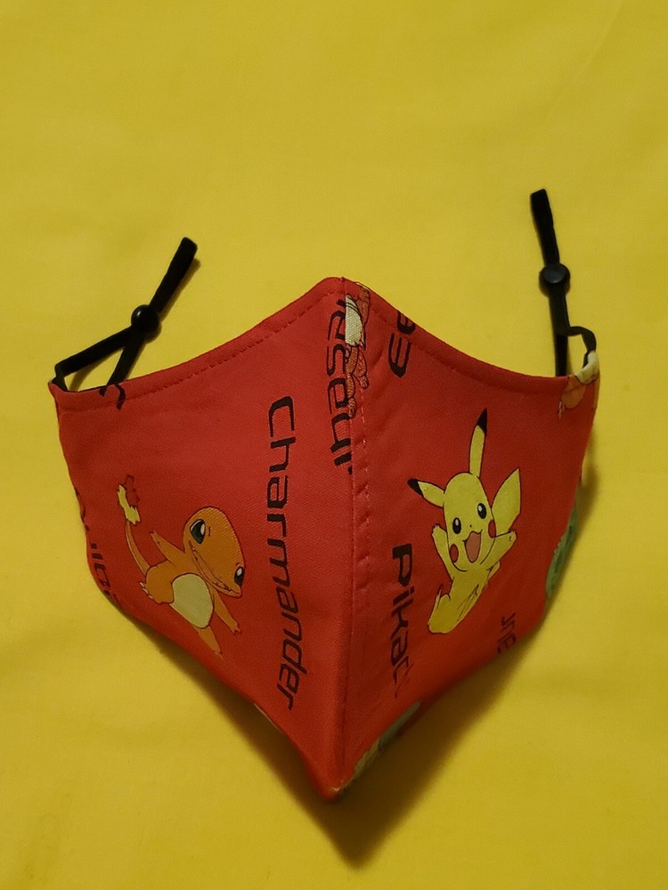 Youth Pokemon Adjustable Face Mask