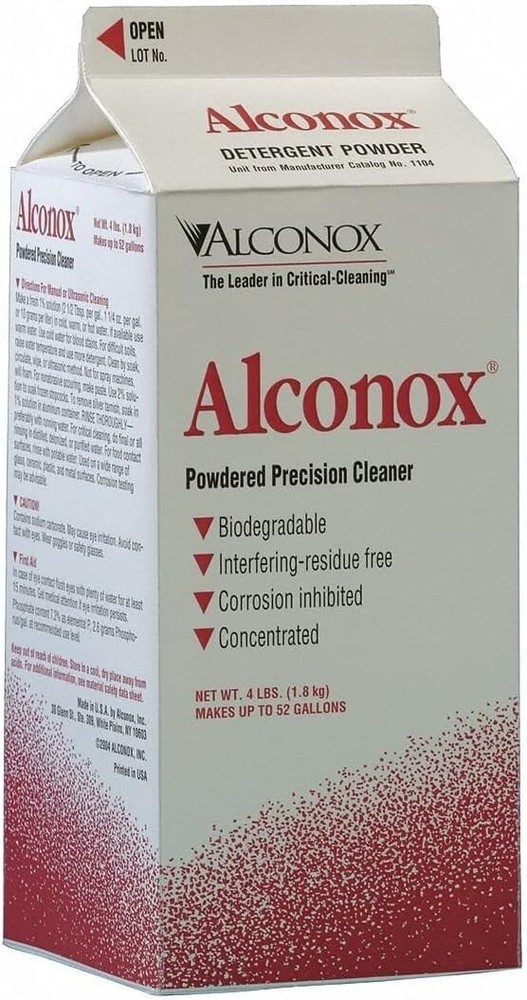 Alconox Detergent Powdered Precision Cleaner Detergent - 4lbs