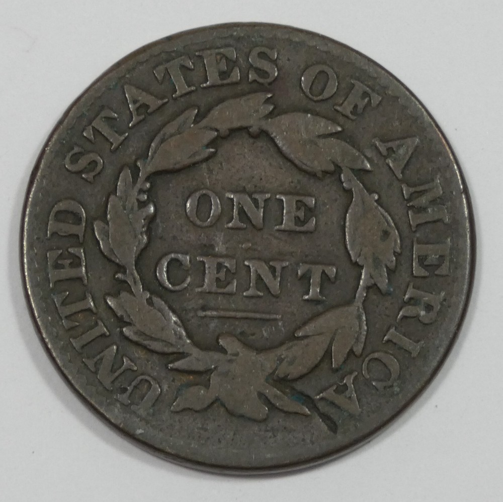 1831 Coronet Head Large Cent VERY GOOD 1c ~ Surface Marks