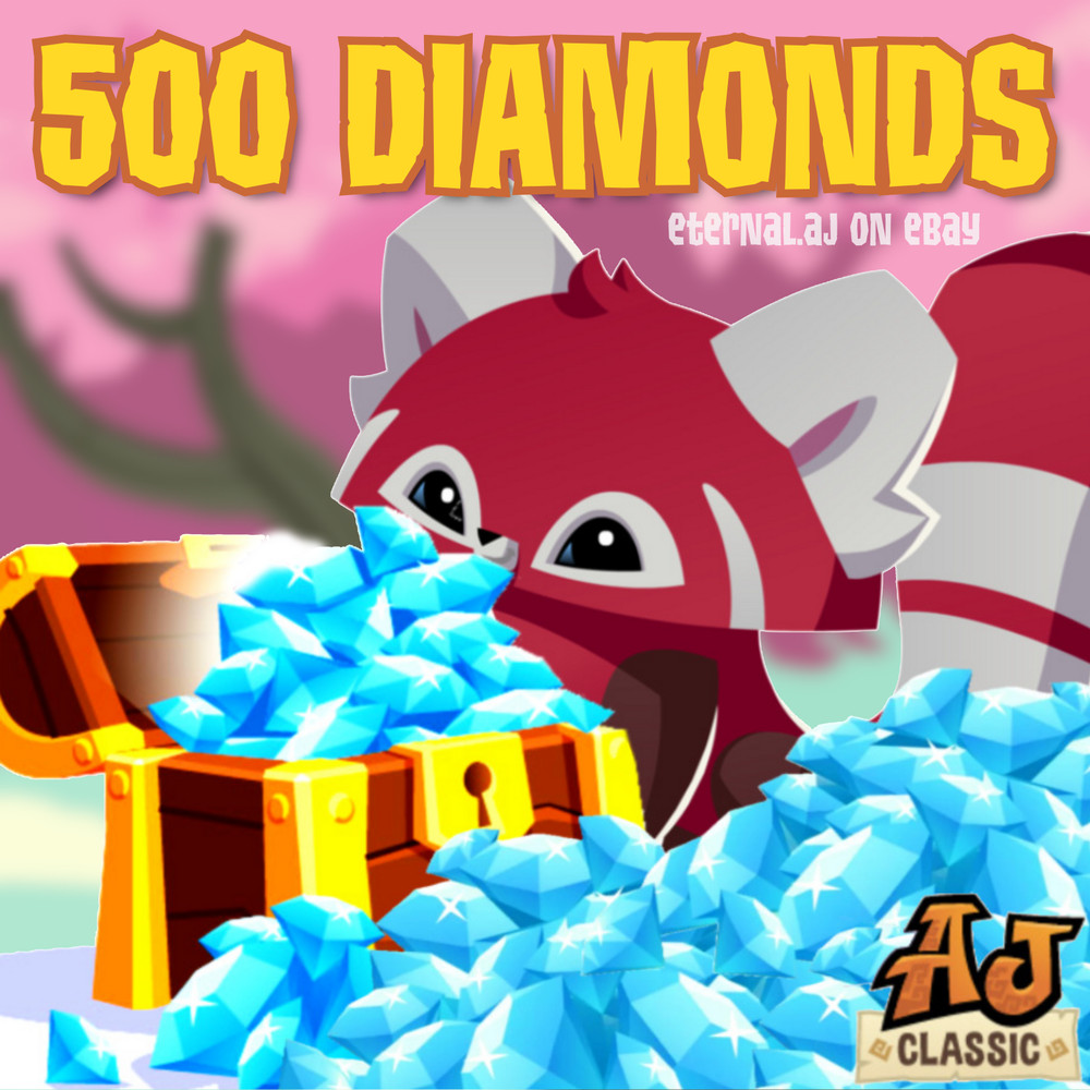 Animal Jam Classic (AJC) | 500 Diamonds (READ DESCRIPTION BEFORE BUYING)