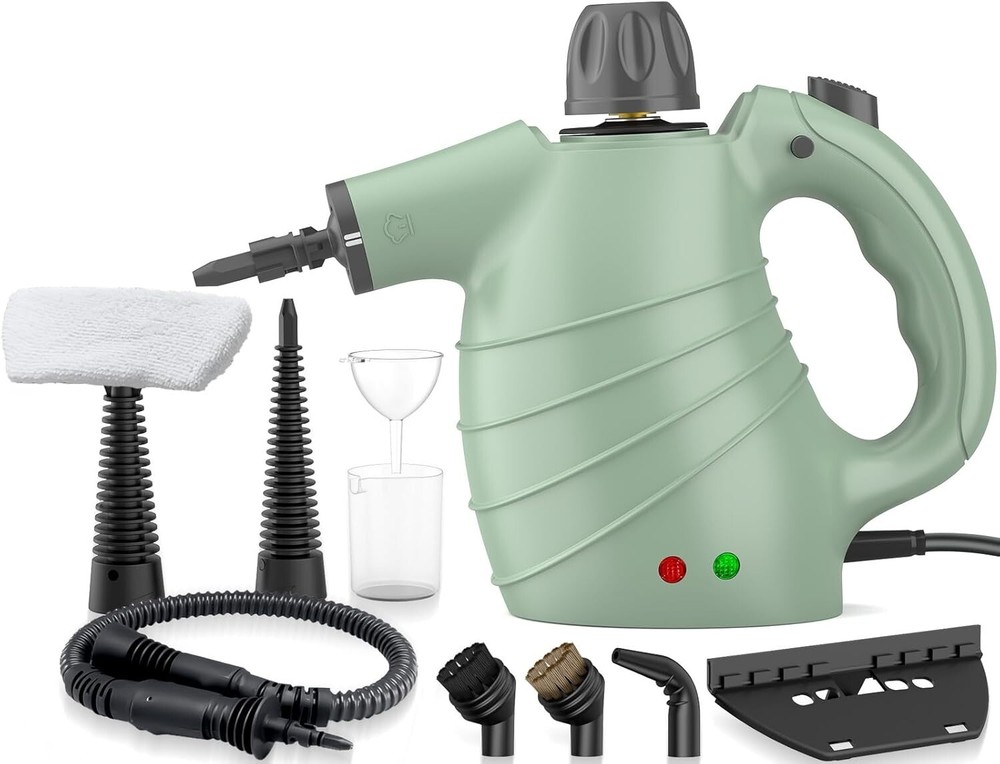 Steam Cleaner, Pressurized Multi-Surface Handheld Steam Cleaner, 10 Accessories