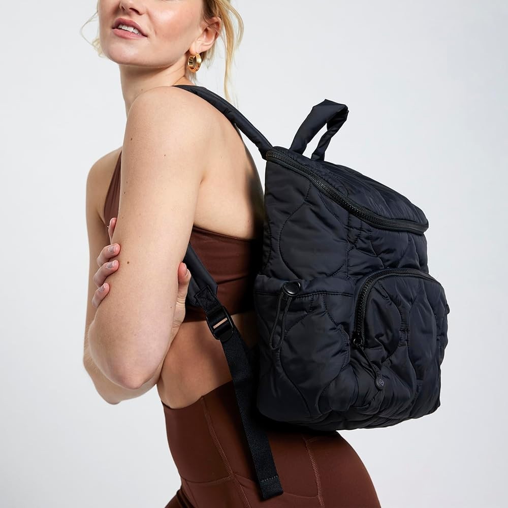Vera Bradley Featherweight Backpack Black-NWT-