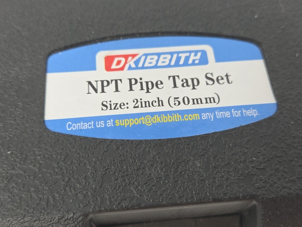 2" NPT Pipe Tap Set - Durable Carbon Steel for Clean, Precise Threads - See Pics
