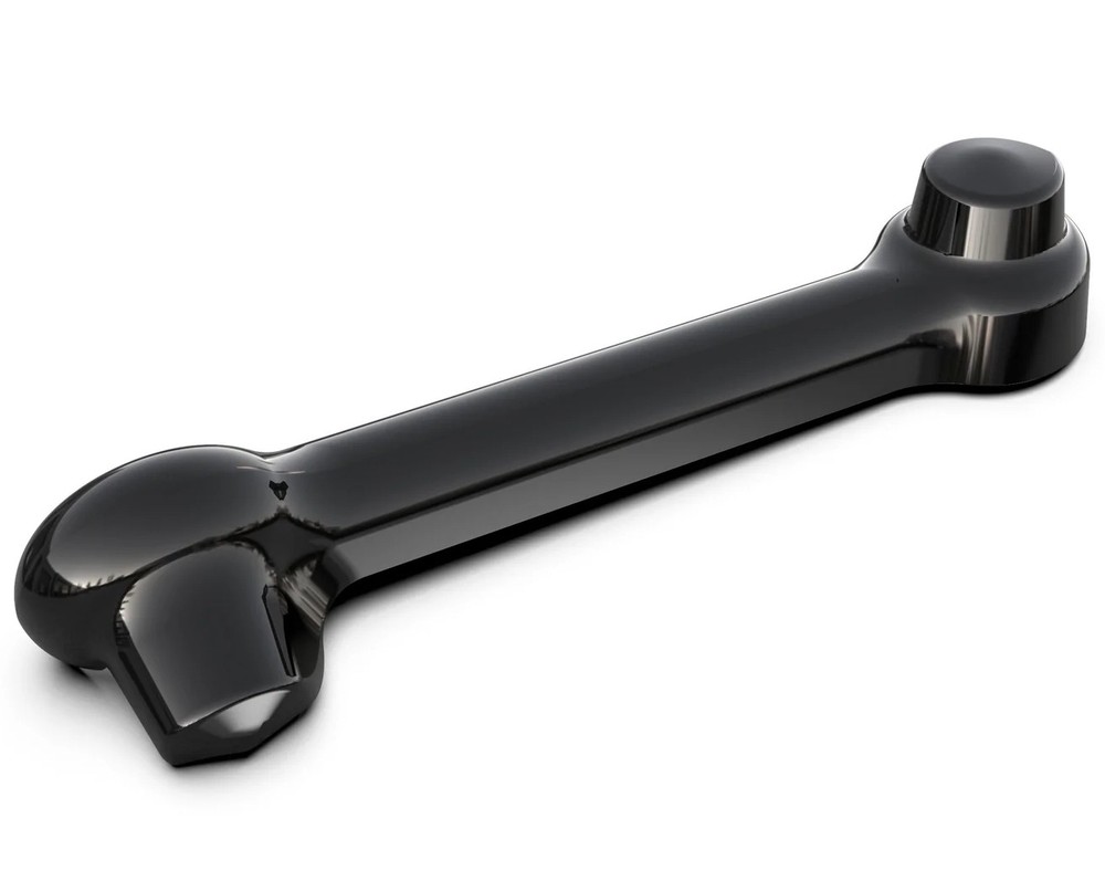 Ciro Black Front Engine Stabilizer Link Cover (73051)