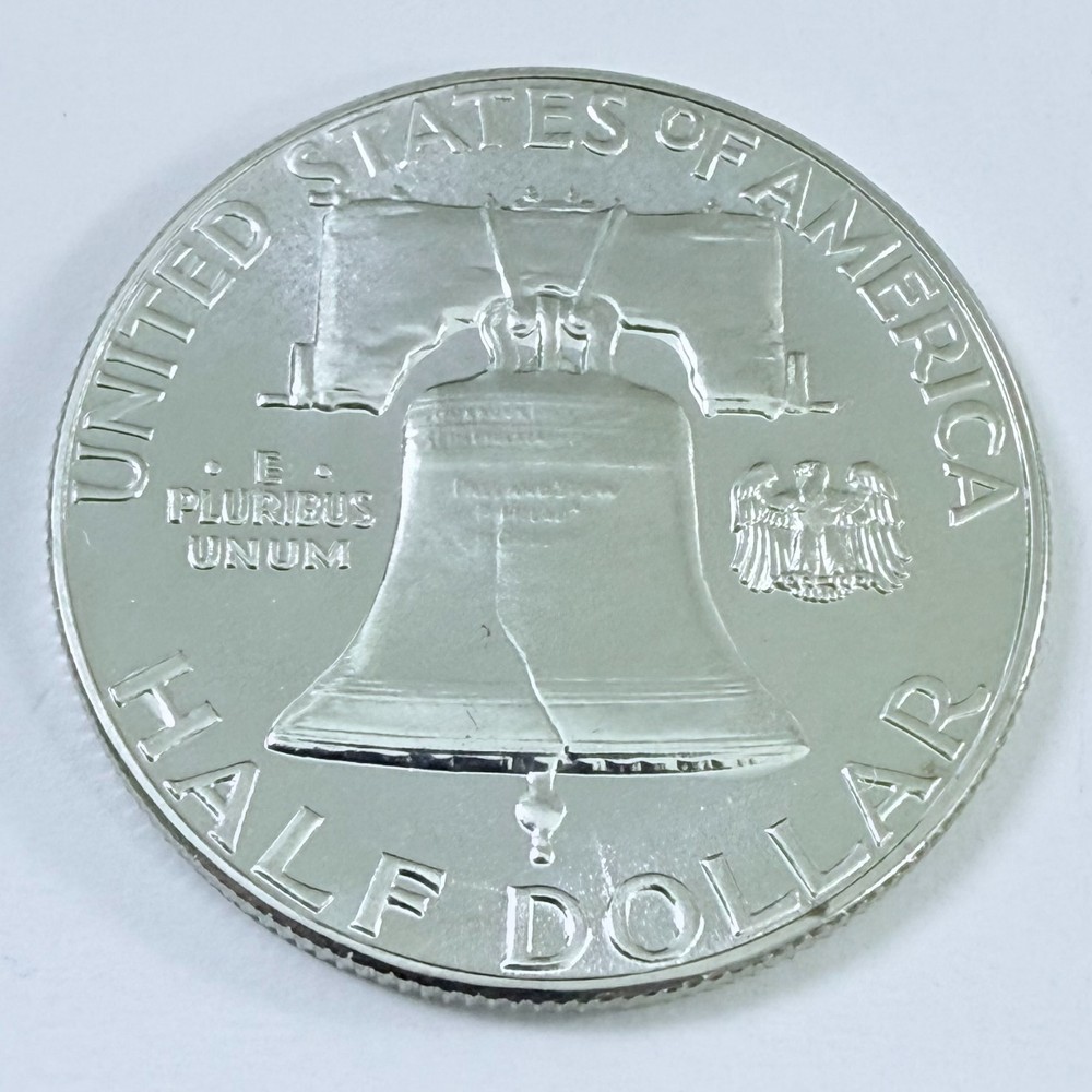1961 Proof Franklin Half Dollar 90% Silver MS MINT STATE DETAILS #7995