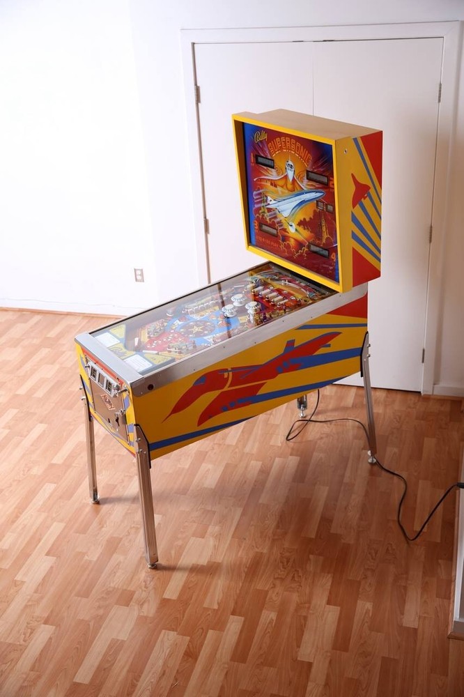 Bally Supersonic Pinball Machine CABINET Decal Set