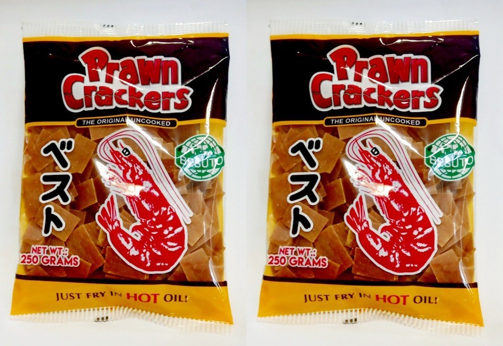 Besuto Prawn Crackers Flavored Chips 250g (2 Packs)