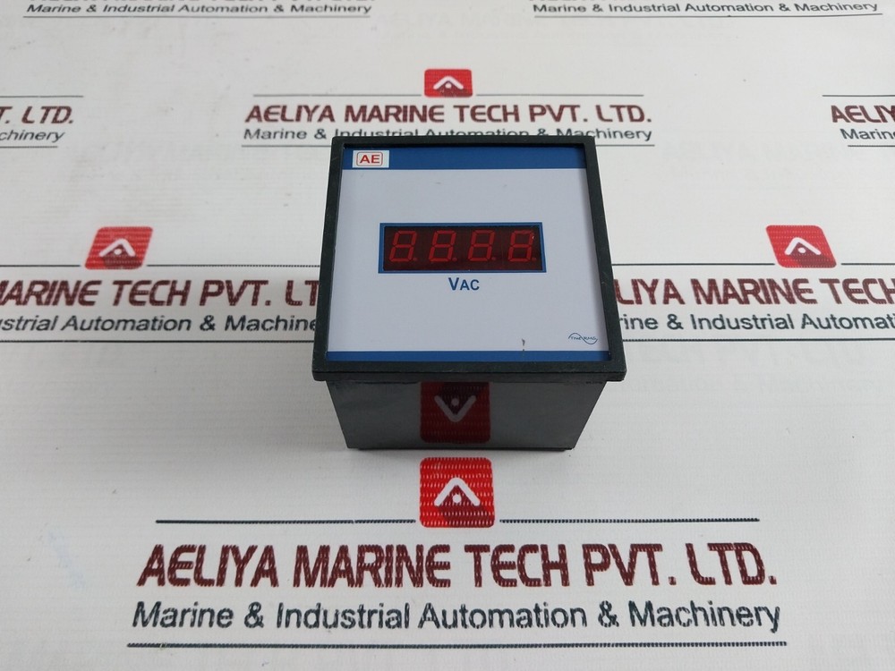 AE Digital AC Single Phase Voltmeter 0-600 Vac