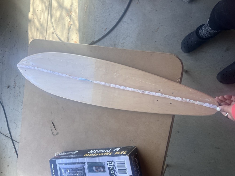 NO. 3 LONGBOARD: "OUR CORN ROOTS”42.75 x 9.75