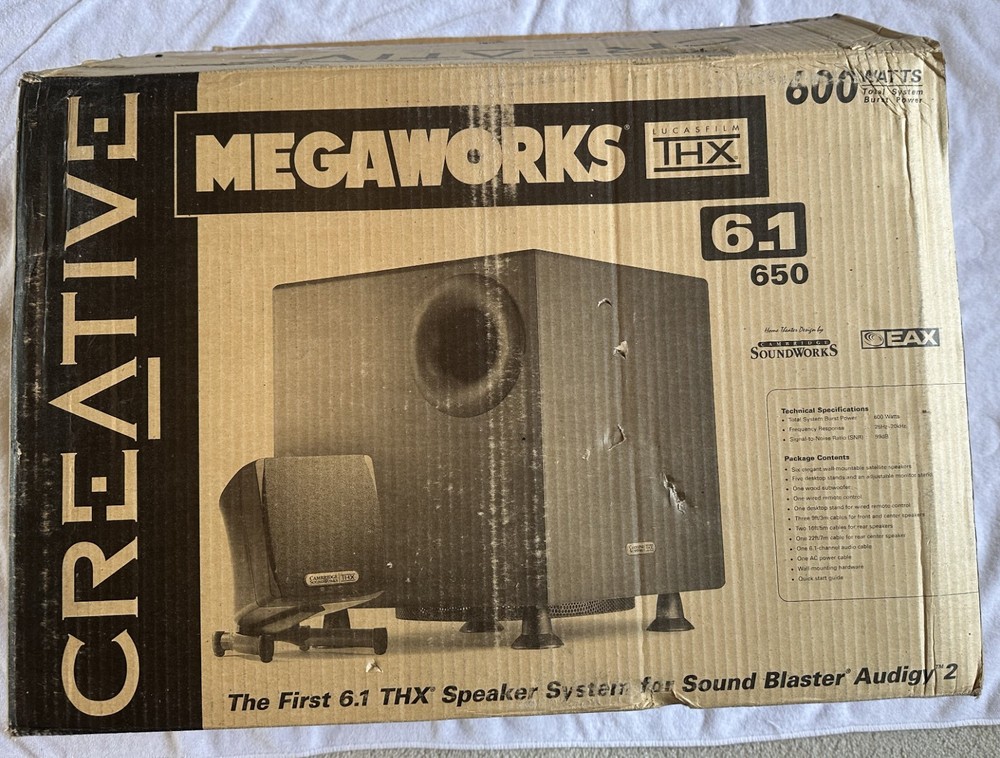Creative Megaworks 6.1 THX PC Gaming Speaker system