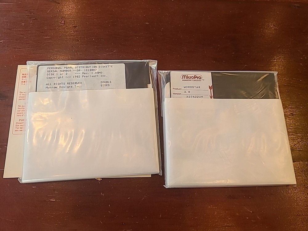 Morrow Designs Lot of Users Manuals + Discs Vintage