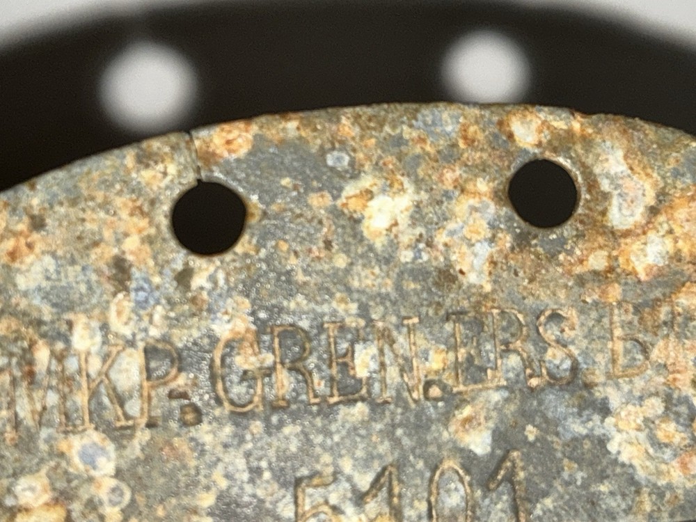 Vintage GERMAN WWII DOG TAGS ENGRAVED