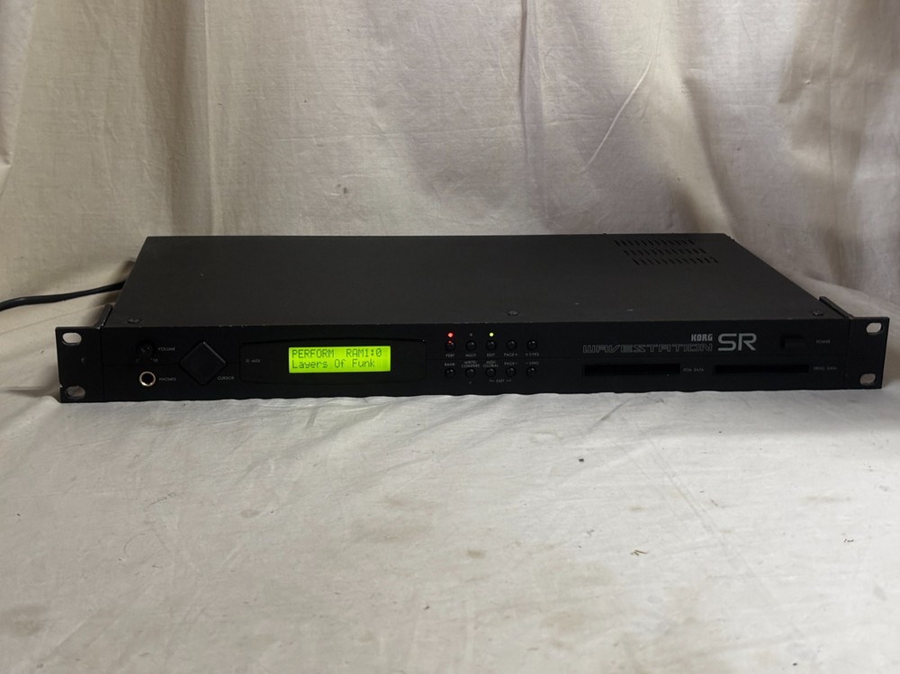 Korg Wavestation SR WS-SR Rackmount Synth New internal battery!!