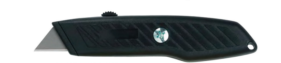 Pacific Handy Cutter Utility Knife Color- BLACK - Makes Easy Cuts LightWeight