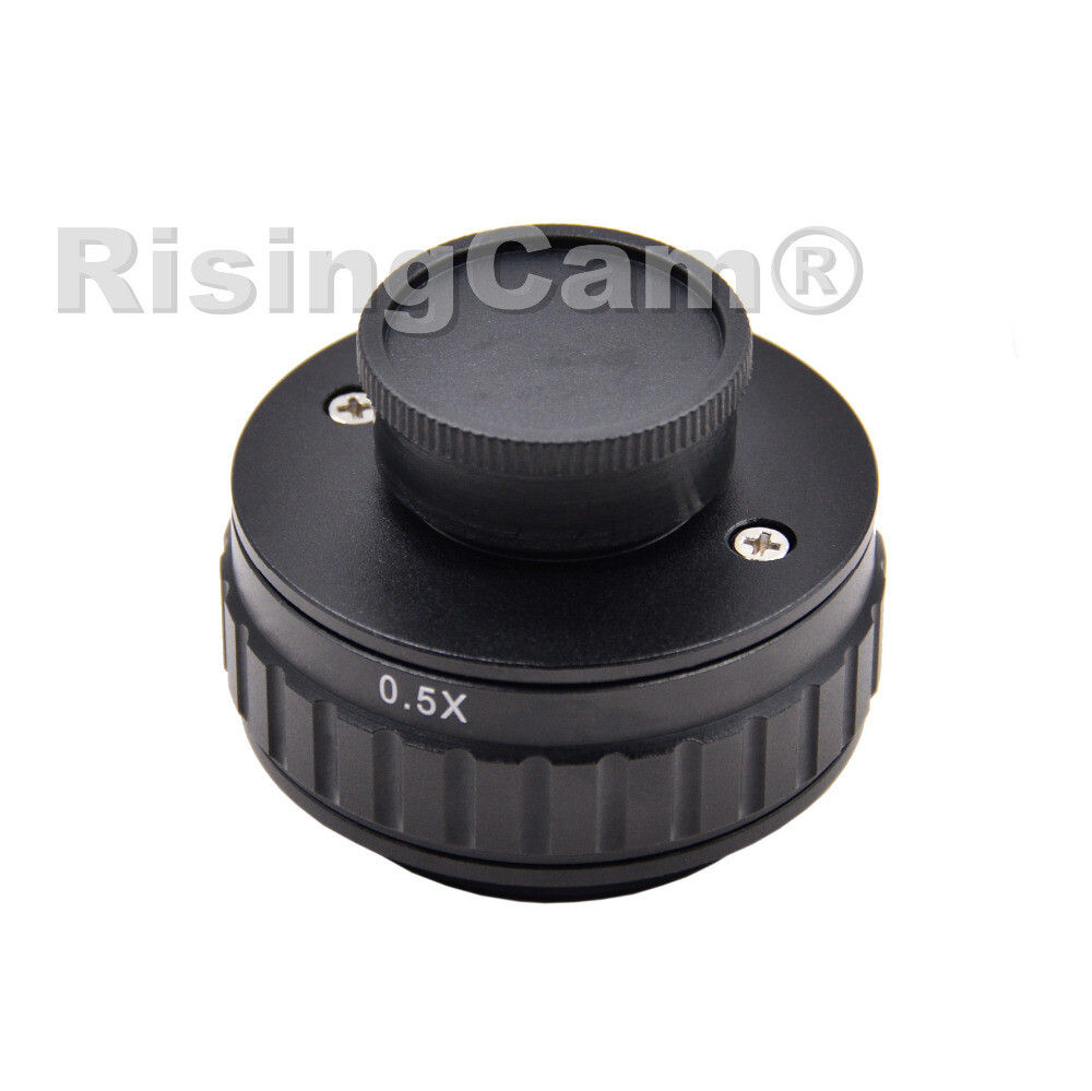 0.35X and 0.5X microscope C mount adapter for trinocular stereo microscope