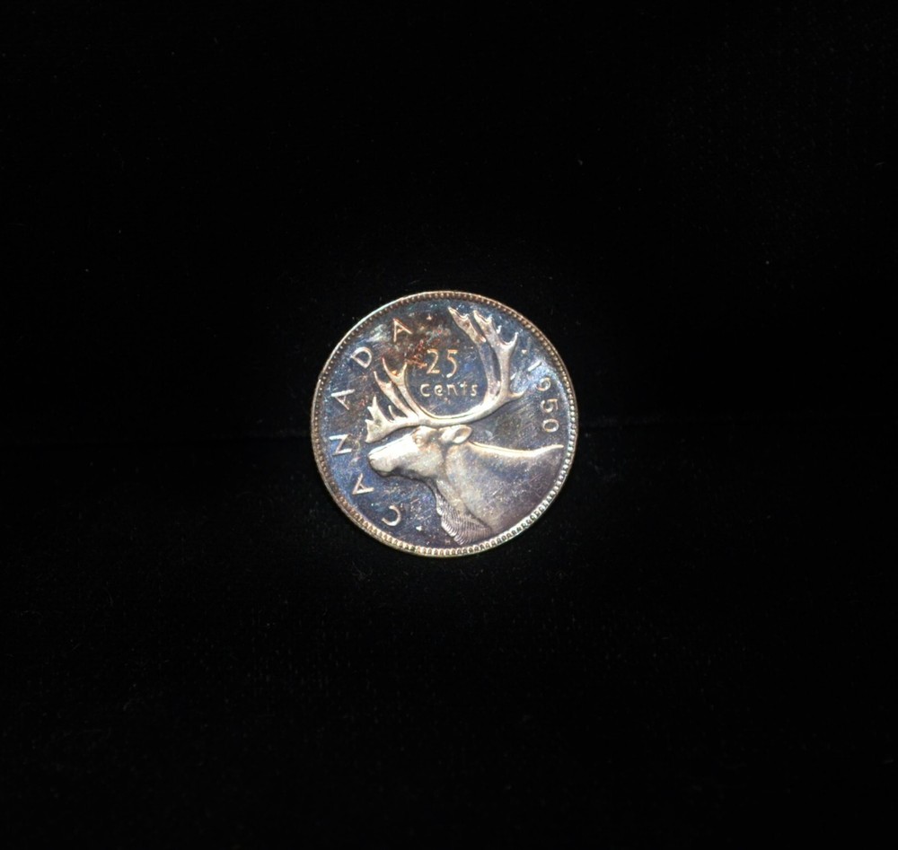 1950 Canada 25C KM 44 #CR10097