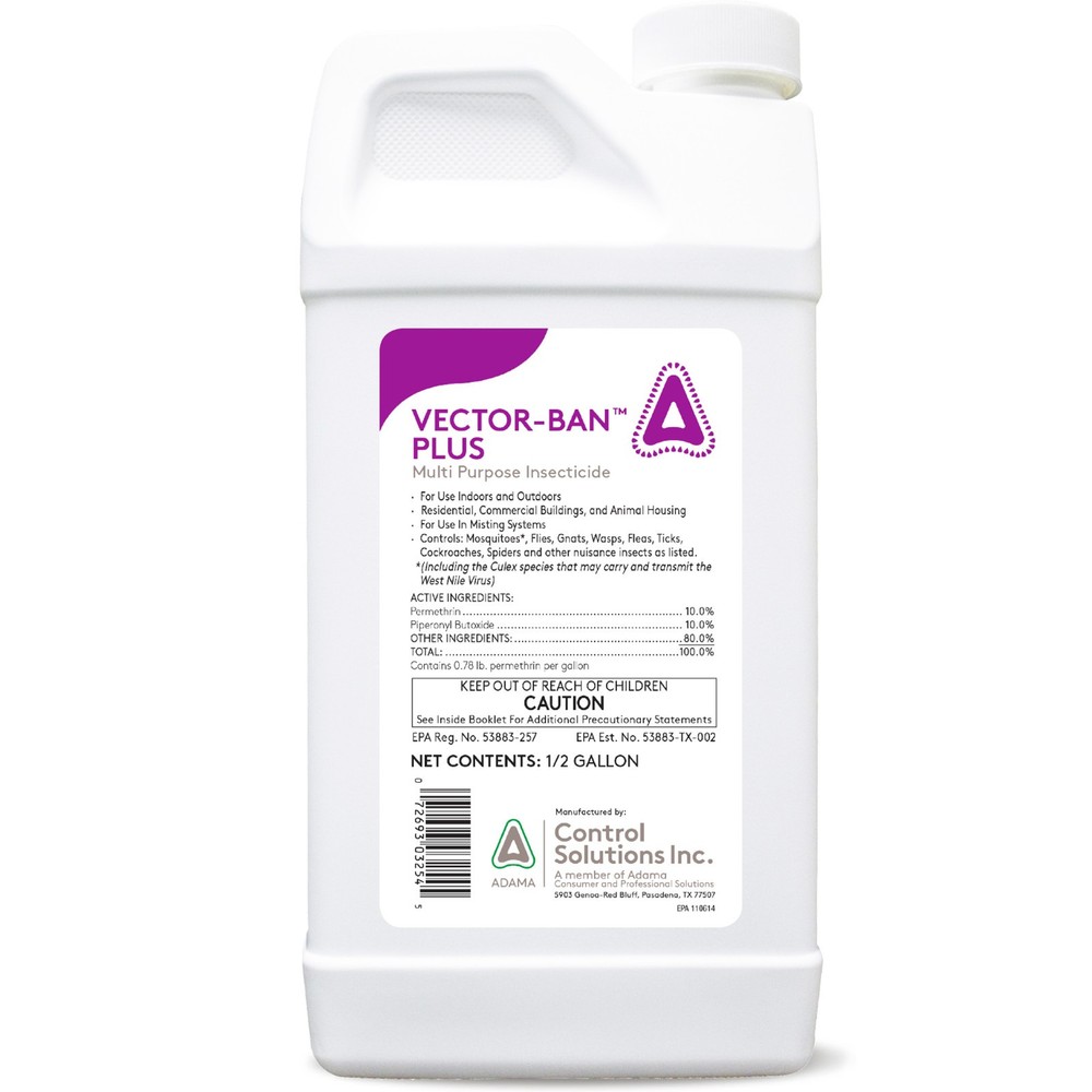 Vector Ban Plus 64 oz Makes 55 Gals For Insect Misting Systems NOT FOR: CA,CT,NY