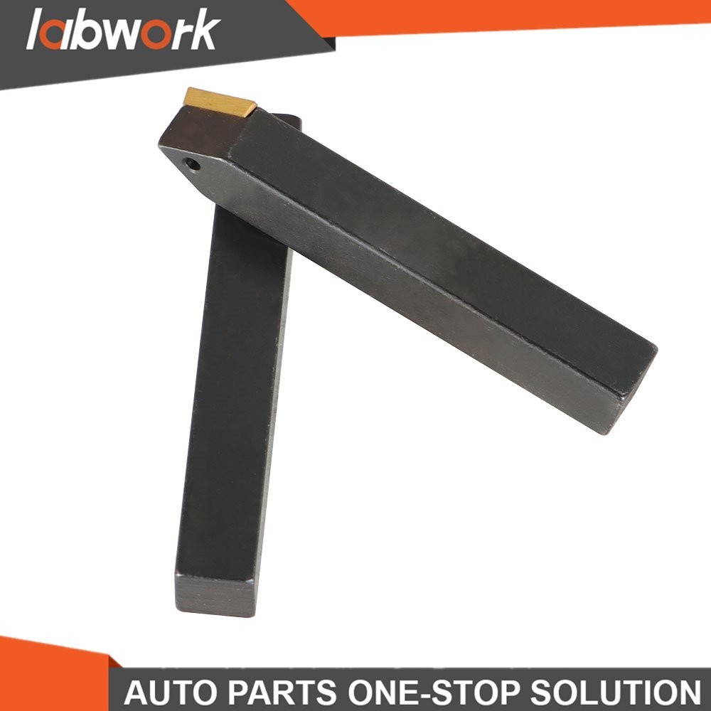 Labwork 5Pcs 3/8" Lathe Indexable Carbide Insert +Turning Tooling Bit Holder Set