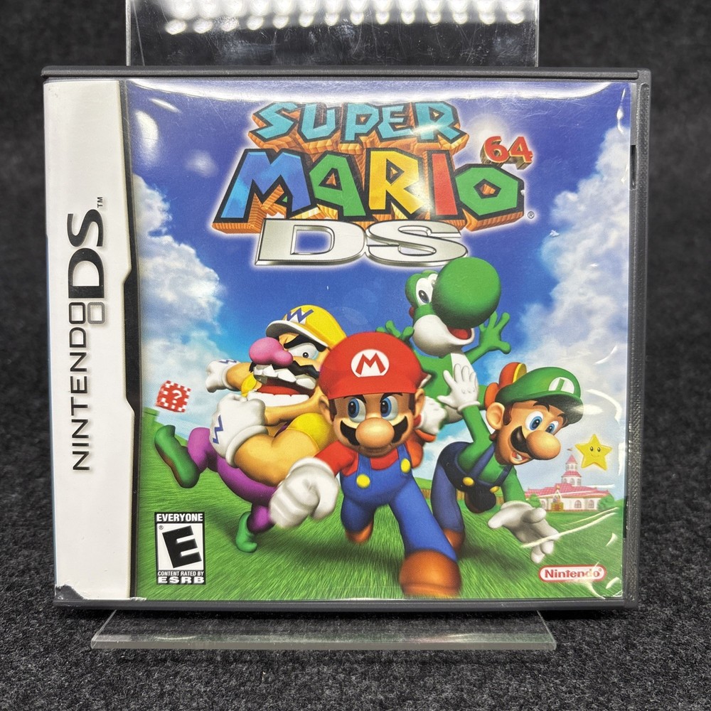 5 DS Mario Games Case And Manual ONLY Bundle - Authentic Great Condition