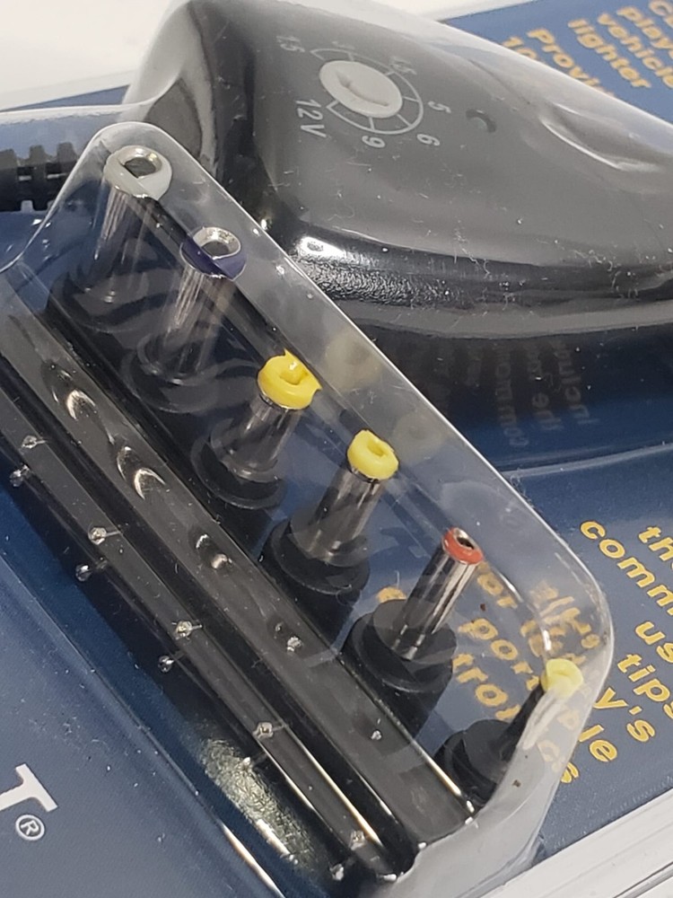 DC 12V 1000mA Car Power Adapter Cigarette Lighter Socket Plug With 6 Tips