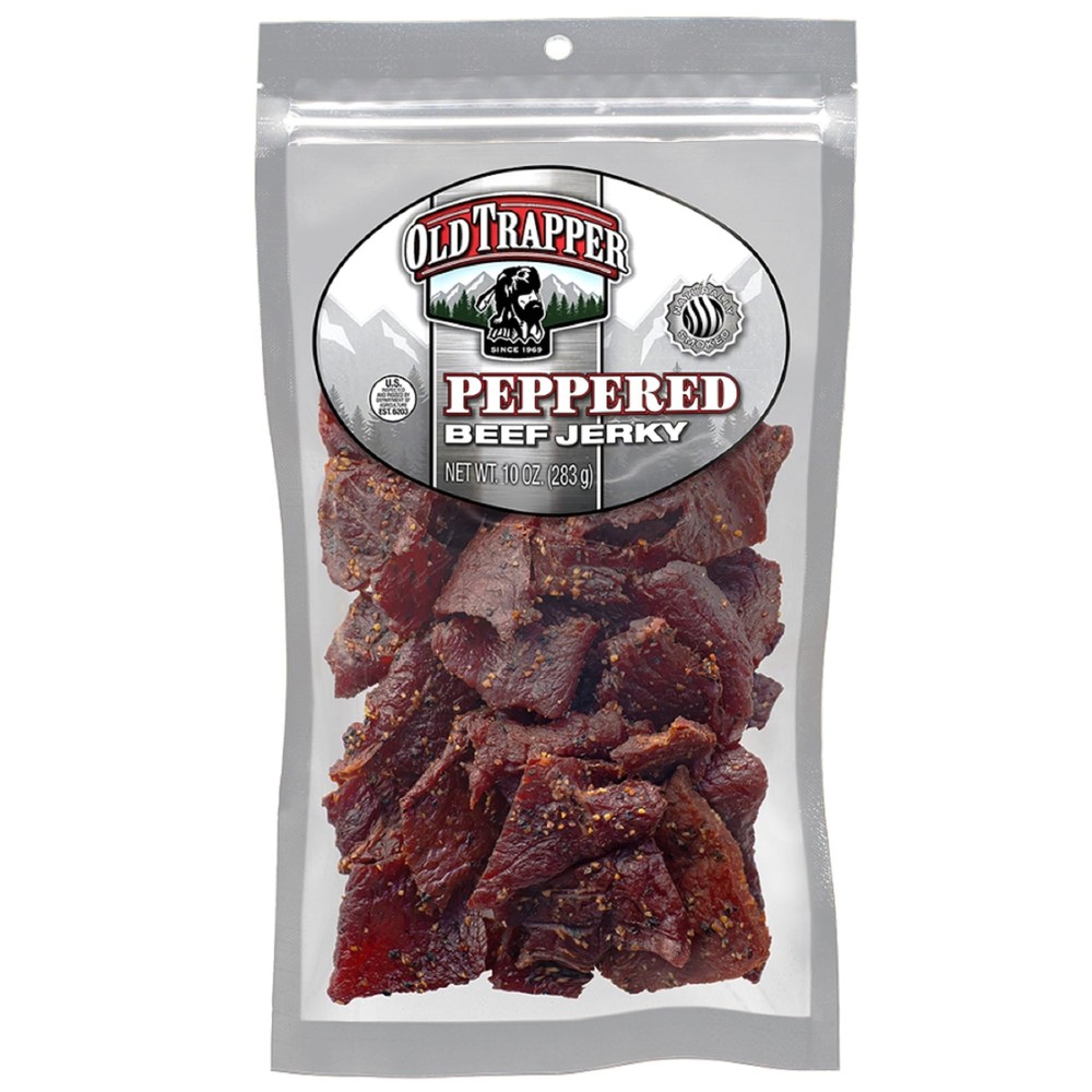 Old Trapper Peppered Beef Jerky, 10 oz
