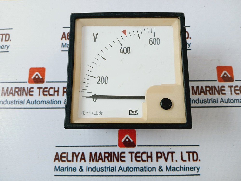 Deif 0-600V Volt Meter , 600v-92