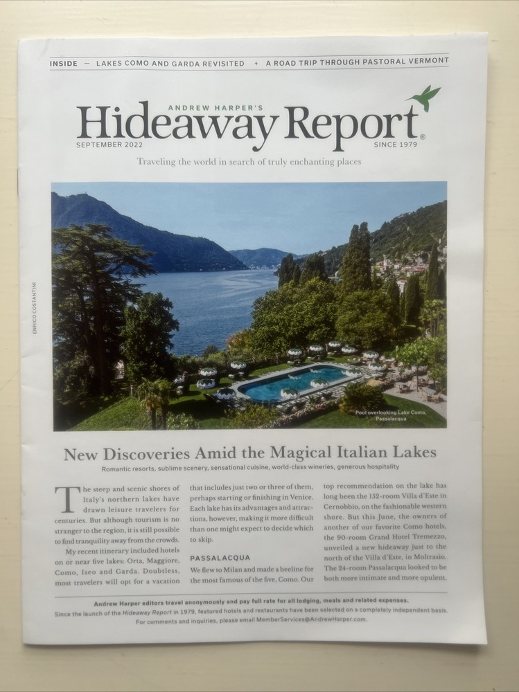 Andrew Harper  Hideaway Report , September 2022