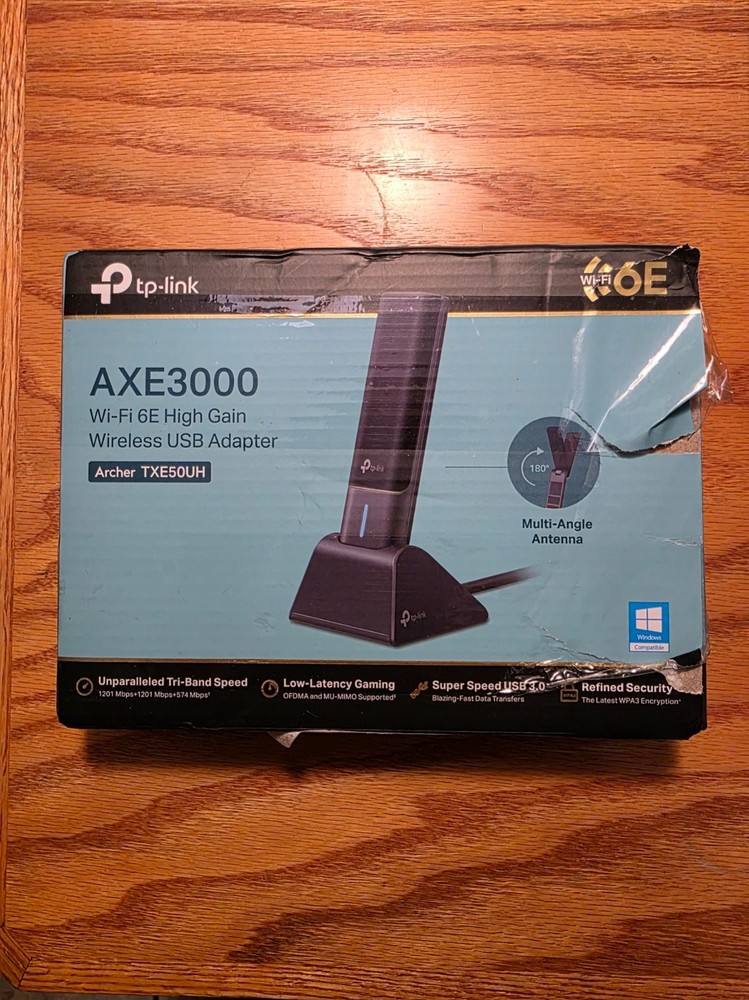 TP-Link Archer TXE50UH AXE3000 | WiFi 6E USB Adapter for Desktop PC