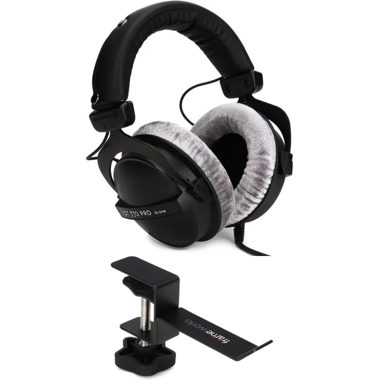 Beyerdynamic DT 770 Pro 80 Bundle with Hanger & Cable