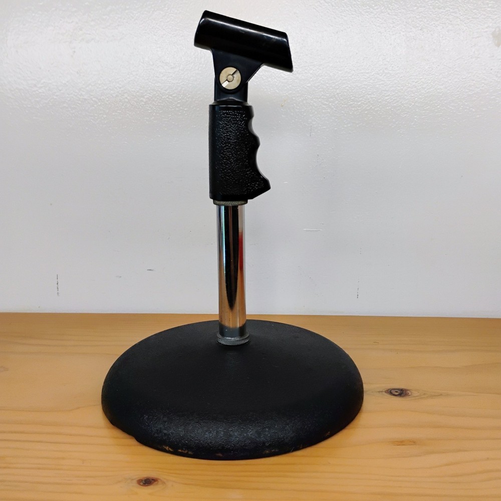 Vintage Berger Industries Tabletop Adjustable Microphone Holder Cast Iron