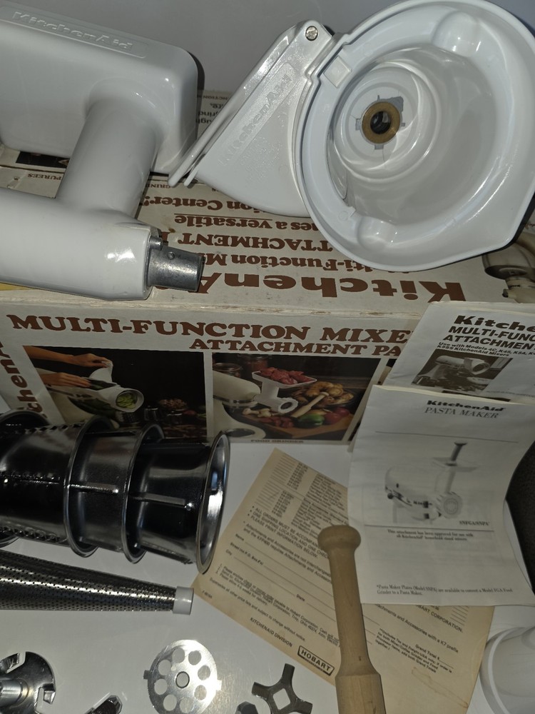 KitchenAid Multi-Function Mixer Attachment Pak FPP-A Slice/Shred Grind Strain