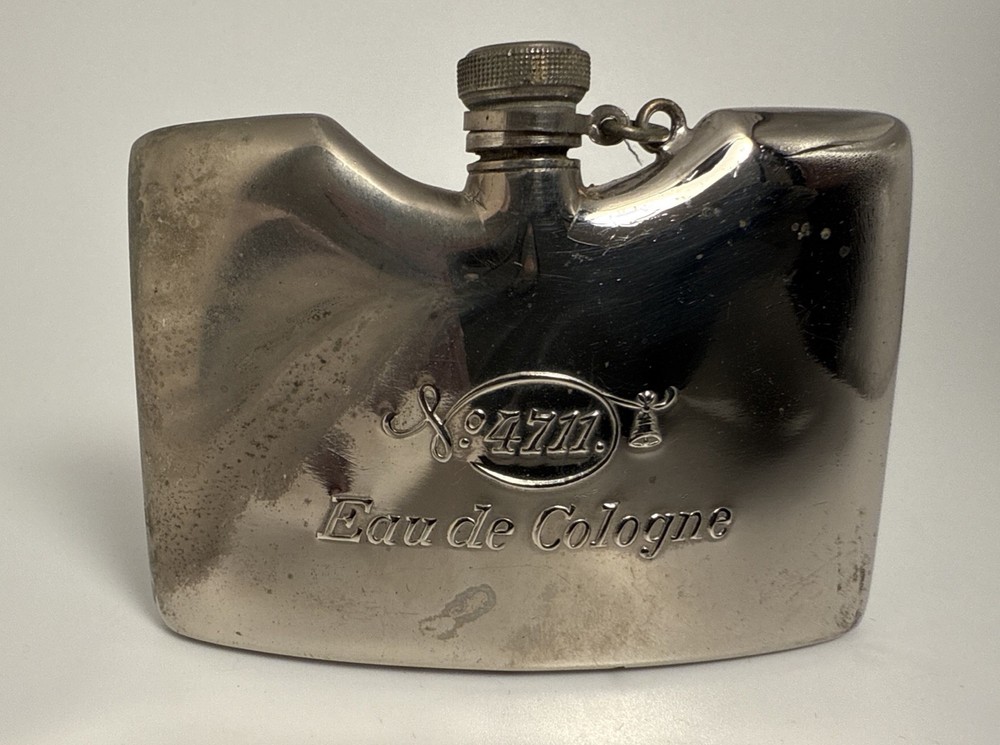 Vintage Perfume Bottle Sterling Silver
