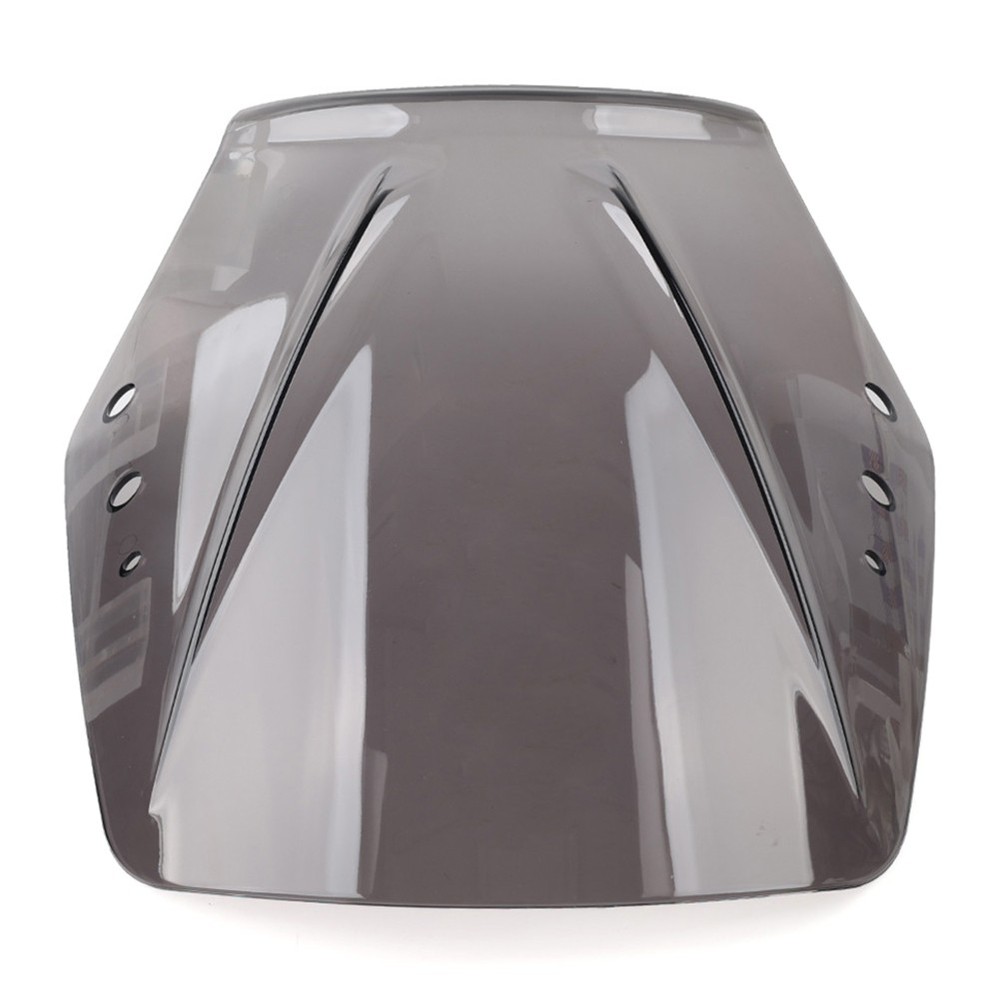 Universal Motorcycle Windscreen Windscreen Deflector Wind Shield Grey