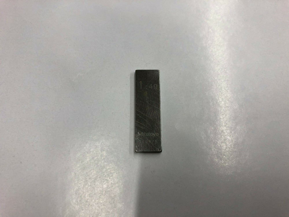 1.48mm Mitutoyo Steel Rectangular Gauge Gage Block