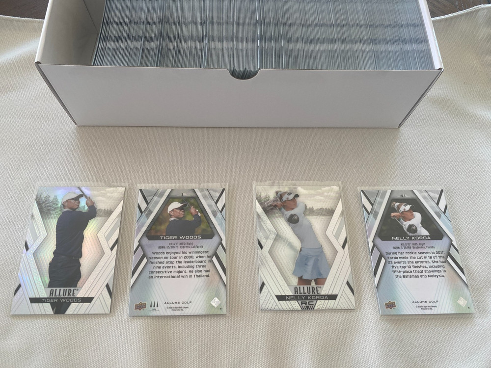 2026 Upper Deck Allure Golf Choice / Complete your set #1 to 60 Base Set + RC